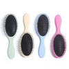 Frosted Handle Wig & Hair Extension Comb with Rounded Teeth One Size/Black 20ea