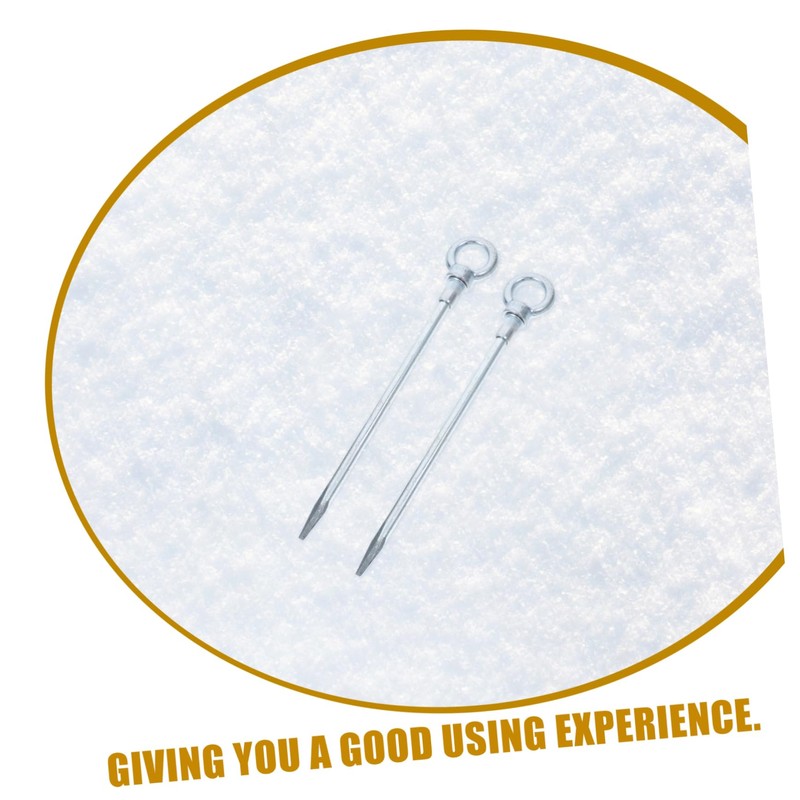 Sosoport 2pcs Heavy Duty Tent Stakes Extra Tent Pegs for