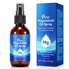 Xaarty Magnesium Oil for Feet, Magnesium Oil, Pure Magnesium Oil Spray in Glass Bottle, Nourish The Skin, Alleviate Hair Loss, 2 fl oz
