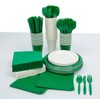 4 Pack Bundle Green Red Plastic Utensils Combo Pack -