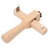 Leather Band Cutting Tool Adjustable Wooden Hand Leather Craft Accessories