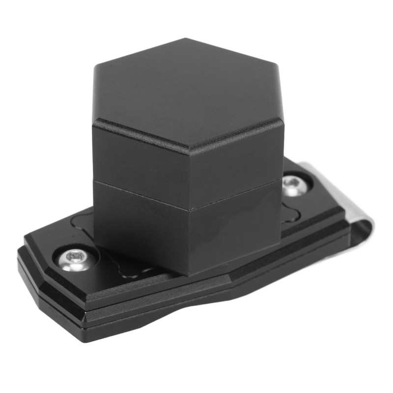 Hexagonal Pool Cue Chalk Box with Magnetic Clip 6063 Aluminum