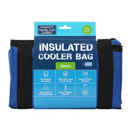 White Magic Insulated Cooler Bag, Small, 25L – Perfect Fit for White Magic Handy Cart, Super Foam Insulation, Ultra Safe Leak Proof Lining, Zipper Top with Twin Handles