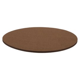 uxcell Round Felt Furniture Pads, 9.5" Dia x 0.2" Thick Adhesive Backed Felt Non-Slip Anti-Scratch Felt Pads Chair Leg Protectors for Protecting Hardwood Floor, Brown