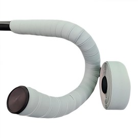 JMFahrrad Bicycle Handlebar Tape for Road Mountain Gravel Bikes Anti-Slip PU Shock-Absorbing EVA Foam Handle Bar Wrap Tapes, 270 cm/106 Inch (Grey Blue)