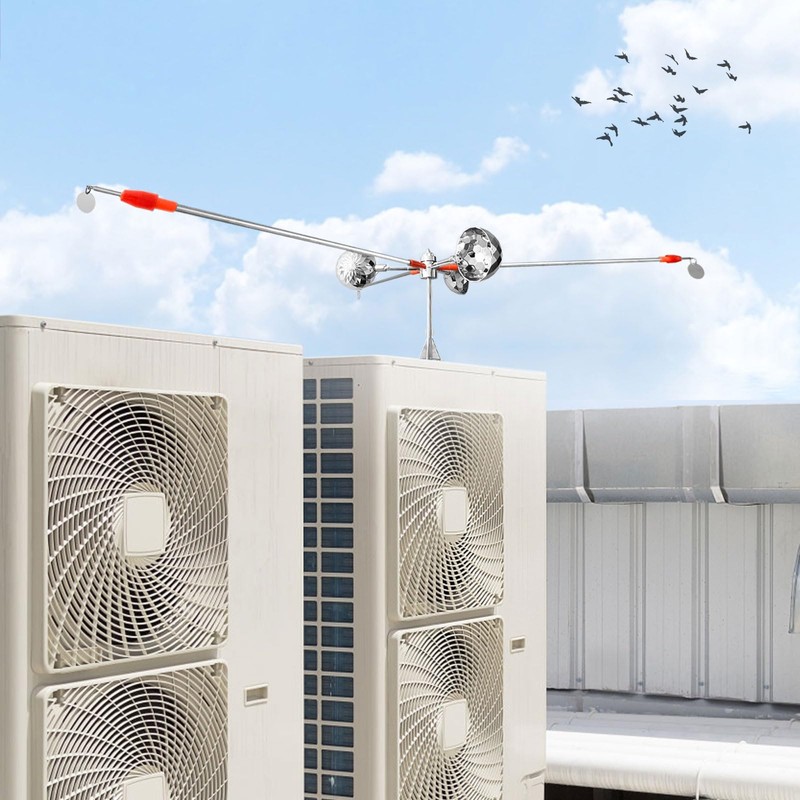 Bird Reflective Spinning Deterrent Devices for Outside Keep Birds Away
