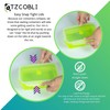 TZCOBLI Set of 4 Foldable Silicone Food Storage Containers,Kitchen Leftovers