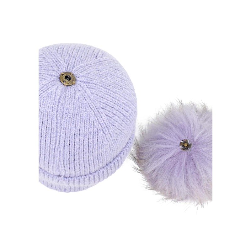 QUEEN HELENA Winter Hats Fur Hat with Soft Fur Cloche