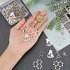 SUNNYCLUE 1 Box 60Pcs 6 Style Chemistry Charms Lab Charms