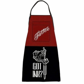 WhilyeePam Tattoo Aprons for Men Women Tattoo for Tattoo Artists Master Tattooing Stylist Apron Waterproof (tattoo apron black)