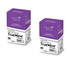 Graham Beauty Salon Truewave Jumbo End Paper 1000 Pack - HC-26067 Pack of 2