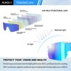 Ruikdly Quick Glasses, Rave Sunglasses, Men's Polarised Cycling Glasses, Windproof