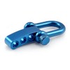 Ganzoo Shackle made of stainless steel, straight, with adjustable twist