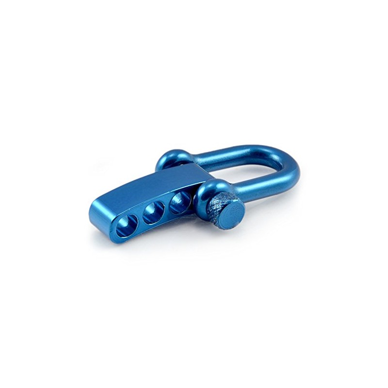 Ganzoo Shackle made of stainless steel, straight, with adjustable twist