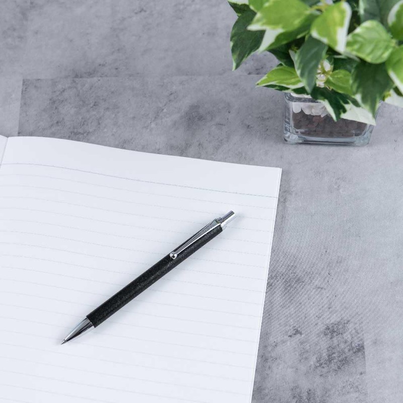 Nakabayashi PENFORT TPF-CBP001-BK CERABALL Ballpoint Pen, Lumiclesta, Black