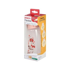 Pigeon Flexible Curve Bottle PP Farm 4M+ 250ml