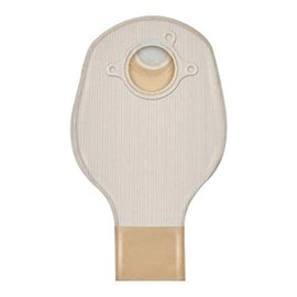 ConvaTec 411289 Natura 10" Two-Piece Drainable Pouch with 2-Sided Comfort Panel, Tail Clip, Filter, Opaque, 1-1/2" Flange, Pack of 20
