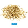 PATIKIL 100pcs Copper Ring Terminals for Connecting M10 Wire Cables
