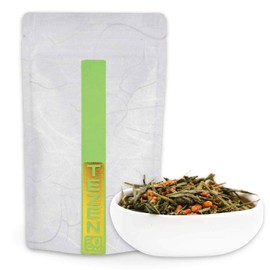 Genmaicha Organic Tea Japanese Green Organic Tea with Rice | Harvest 2024 | High-Quality Japanese Organic Green Tea | Bancha Organic Green Tea with Roasted Rice (100 g)