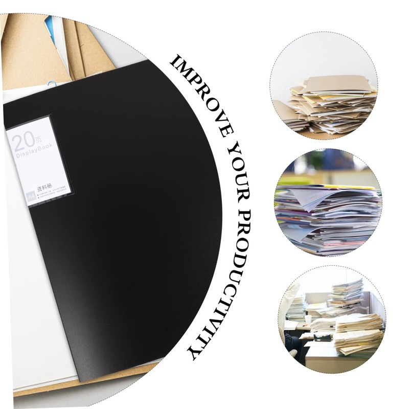 Operitacx Booklet Folder Important Document Organizer A4 File Folder File