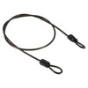 PATIKIL Security Steel Cable 2.5mm x 0.5m/1.64ft Coated Luggage Lock