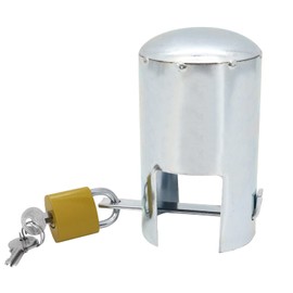 Yuhtech Tap Lock, Metal Tap Lock Tap Protection Cover Tap Lock Faucet Protective Cover Outdoor Tap Cover for Outdoors, Kitchens, Garden Hose