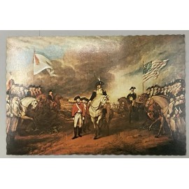 American Revolution Bicentennial British Surrender Vintage Collector Postcard