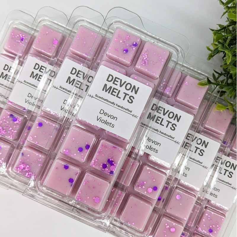 Devon Melts - Devon Violets - Highly Scented 100% Soy