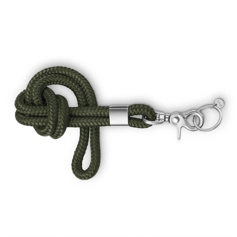 Dinalu Key Ring with Lanyard for Key Rings with Carabiner