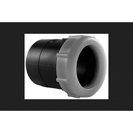 Charlotte Pipe P Trap Adapter Abs/Dwv 1-1/2 " Black