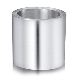 Ripeng 50 Feet Aluminum Flashing Roll Roof Flashing for Roof and Garden Preventing Roofing Stains Roof Strip for Moss and Mildew Prevention (2 Roll,6'' x 50' x 0.0078'')