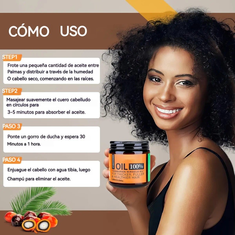 🌱✨ Pure Batana Oil for Hair Growth & Vitality –