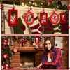 30 Pieces Christmas Photo Frames Ornaments Christmas Hanging Picture Frames