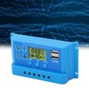 Solar Charge Controller PWM LCD Display Parameter Adjustable 2 USB