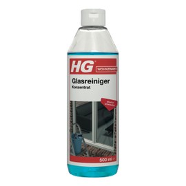 HG Fensterreiniger, hoch konzentriertes Glasreiniger-Konzentrat für sauberen, streifenfreien Glanz, wird von professionellen Fensterreinigern verwendet - 500 ml (297050105)