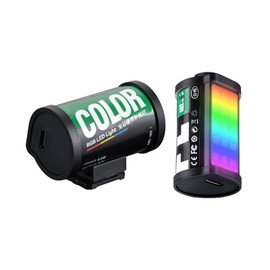 TTARTISAN Mini Magnetic RGB Video Light Retro Film Look RGB LED On Camera Light with Cold Shoe Mount