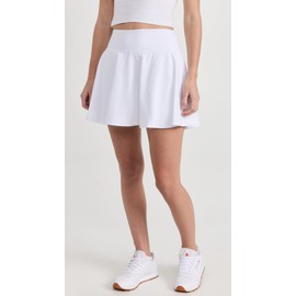 Beyond Yoga Women's Spacedye Hot Shot Circle Skirt, Cloud White, XL