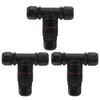 Uds Ip68 3 Vías en Forma de T Conector Ip68