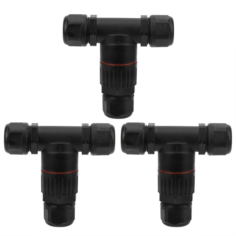 Uds Ip68 3 Vías en Forma de T Conector Ip68