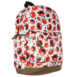 INTIMO Sesame Street Elmo Backpack – Kids School Bookbag with Laptop Sleeve, Padded Straps & Side Water Bottle Pockets