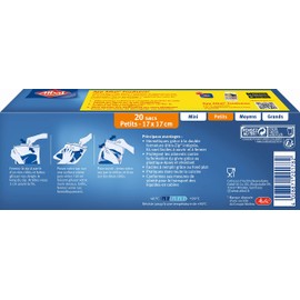 Albal Gefrierbeutel, Reißverschluss, luftdicht, 2 Stück, 1 L