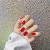 COSMOO 12ml Red Matte Nail Polish, Quick Dry Nail Lacquer