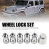 Luocute Wheel Locks, Wheel and Tires Locking Lug Nuts, Wheeling