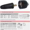 RIVERWELD TIG Welding Cable Panel Connector Socket DKZ35-50 315Amp with