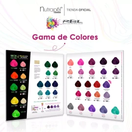 RBL 12 Tintes Fantasías Semipermanentes Para Cabello 90g