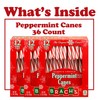 Brach's 12 Peppermint Candy Canes, 12 Count (Pack of 3)