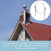 6 1/2 Inch Chimney Systems Bracket，304 Stainless Steel Adjustable Vent