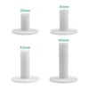 ECADDIE White Rubber Driving Range Golf Tees - Pack of