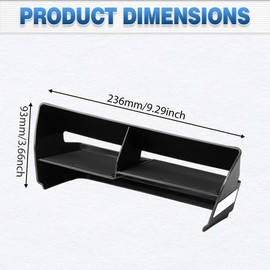 KACEPAR Center Console Organizer Tray, Automotive Center Console Organizer, Compatible with Toyota Camry 9TH 2024-2025, 1 pc Black