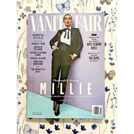 Vanity Fair Magazine 2025 "MILLIE BOBBY BROWN" SPRING STYLE & More!